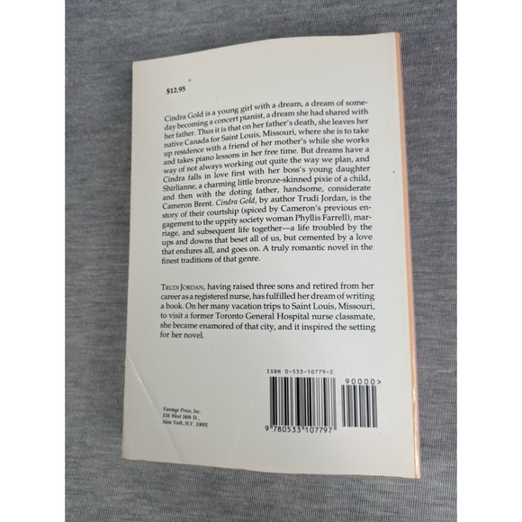🍭 3/$10 Trudi Jordan: Cindra Gold (Paperback) - Picture 3 of 3